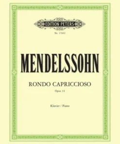 Hal Leonard Manuscript MENDELSSOHN Rondo Capriccioso Op. 14