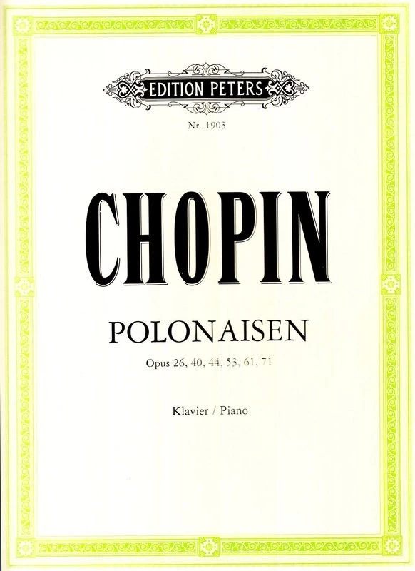 Hal Leonard CHOPIN Polonaises 3 Hal Leonard CHOPIN Polonaises