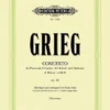 Hal Leonard GRIEG Concerto In A Minor Op. 16 Manuscript 1 Hal Leonard GRIEG Concerto In A Minor Op. 16 Manuscript