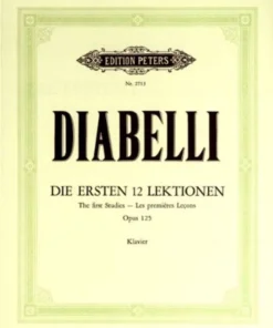 Hal Leonard DIABELLI The First Studies Op. 125