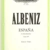 Hal Leonard ALBENIZ Espana Op. 165 Manuscript