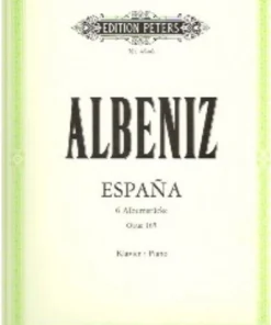 Hal Leonard ALBENIZ Espana Op. 165 Manuscript