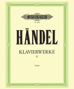Hal Leonard HANDEL Keyboard Works Vol. 5 Early Keyboard Works Manuscript