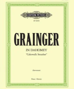 Hal Leonard GRAINGER In Dahomey (Cakewalk Smasher) For Piano Manuscript