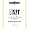 Hal Leonard LISZT Annees De Pelerinage - Suisse/Trois Morceaux Suisses 1 Hal Leonard LISZT Annees De Pelerinage - Suisse/Trois Morceaux Suisses