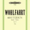 Hal Leonard Wohlfahrt - 60 Studies OP45 Viola Manuscript