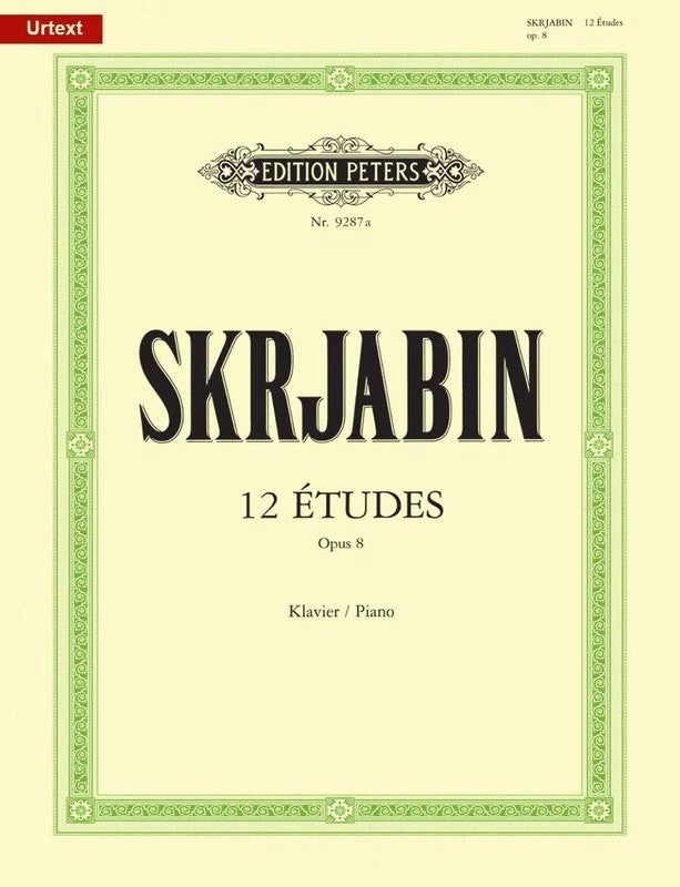 Hal Leonard SKRJABIN 12 Studies, Op. 8 3 Hal Leonard SKRJABIN 12 Studies, Op. 8
