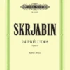 Hal Leonard Manuscript SKRJABIN 24 Preludes Op. 11