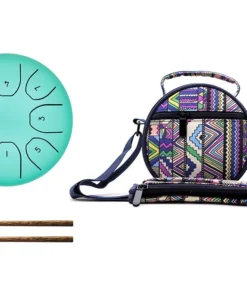 Crescendo Music Percussion QEP Music 5.5" Geometry Drum Macaron W/Bag (4 Colours)