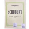 Hal Leonard Manuscript Schubert Pieces 3 KV946 Klavierstucke