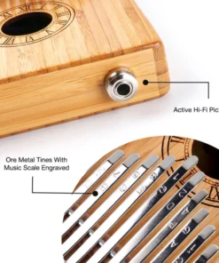 Opus Percussion QEP Music 17-Key Bamboo Kalimba With Pickup