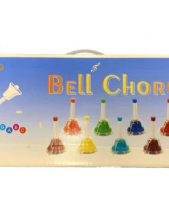 Crescendo Music Mitello 8 Bells Tuned Hand Bell Press Desk Set