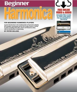 Crescendo Music Manuscript Progressive Beginner Harmonica W/ Online Media
