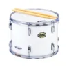 Crescendo Music Percussion Peace 12 Lug Marching Snare Drum In White (14 X 10") 1 Crescendo Music Percussion Peace 12 Lug Marching Snare Drum In White (14 X 10")