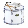 Crescendo Music Percussion Peace 12-Lug Marching Tenor Drum In White (14 X 10")