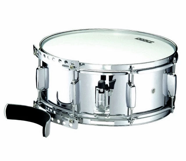 Crescendo Music Peace Metal Marching Snare Drum With Leg Rest (14 X 5.5") 3 Crescendo Music Peace Metal Marching Snare Drum With Leg Rest (14 X 5.5")