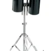 Crescendo Music Peace Octoban Set In Black With Stand (6 X 12", 6 X 14") Percussion