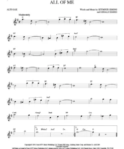 Crescendo Music 101 Jazz Songs Book For Alto Saxophone Manuscript 9 Crescendo Music 101 Jazz Songs Book For Alto Saxophone Manuscript