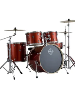 Crescendo Music Percussion Dixon Spark Series 5-Pce Drum Kit With Cymbals 22" Bass Drum (3 Colours)