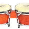 Percussion Plus Deluxe 6 & 7" Wooden Bongos In Gloss Lacquer Finish 1 Percussion Plus Deluxe 6 & 7" Wooden Bongos In Gloss Lacquer Finish