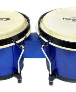 Percussion Plus 6 & 6-3/4" Wooden Bongos In Gloss Lacquer Finish In Bongo Bag