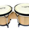 Percussion Plus 6 & 6-3/4" Wooden Bongos In Gloss Lacquer Finish In Bongo Bag 1 Percussion Plus 6 & 6-3/4" Wooden Bongos In Gloss Lacquer Finish In Bongo Bag