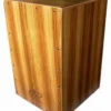 Opus Percussion Wooden Cajon In Zebrawood With Deluxe Carry Bag