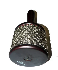 Percussion Plus Small Cabasa In Wine Red With Nickel-plated Beads 5 Percussion Plus Small Cabasa In Wine Red With Nickel-plated Beads