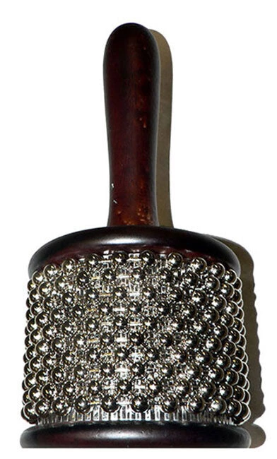 Percussion Toca Large Cabasa In Black With Nickel-plated Beads 3 Percussion Toca Large Cabasa In Black With Nickel-plated Beads