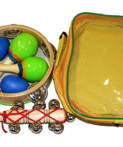 Crescendo Music Percussion Plus 4-Piece Percussion Set In Carry Bag