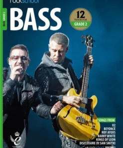 Crescendo Music Manuscript Rockschool Bass Guitar Debut To Grade 8 (2018-2024)