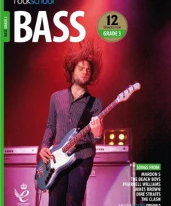 Crescendo Music Manuscript Rockschool Bass Guitar Debut To Grade 8 (2018-2024)