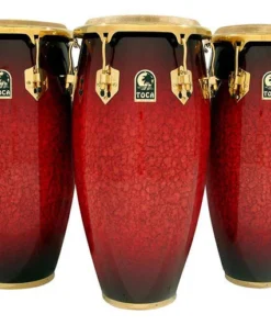 Toca LE Series 12-1/2" Wooden Tumba In Bordeaux Percussion