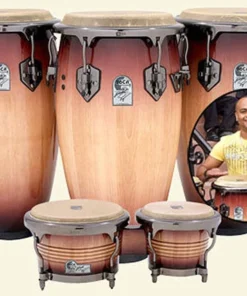 Toca Signature Series 7 & 9" Eric Velez Wooden Bongos In Sunburst
