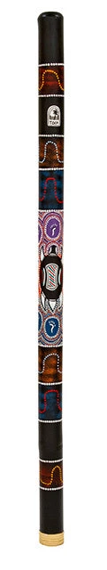 Crescendo Music Toca Didgeridoo 47" Bamboo Turtle Design 3 Crescendo Music Toca Didgeridoo 47" Bamboo Turtle Design