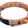 Toca Acacia Hardwood 10" Tambourine With Brass & Nickel Jingles 1 Toca Acacia Hardwood 10" Tambourine With Brass & Nickel Jingles