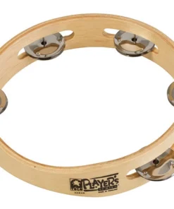 Toca Players Series 7-1/2" Wooden Tambourine With Single Row Of Jingles Percussion
