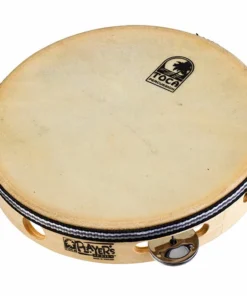 Toca Players Series Wooden 9" Tambourine With Head Percussion