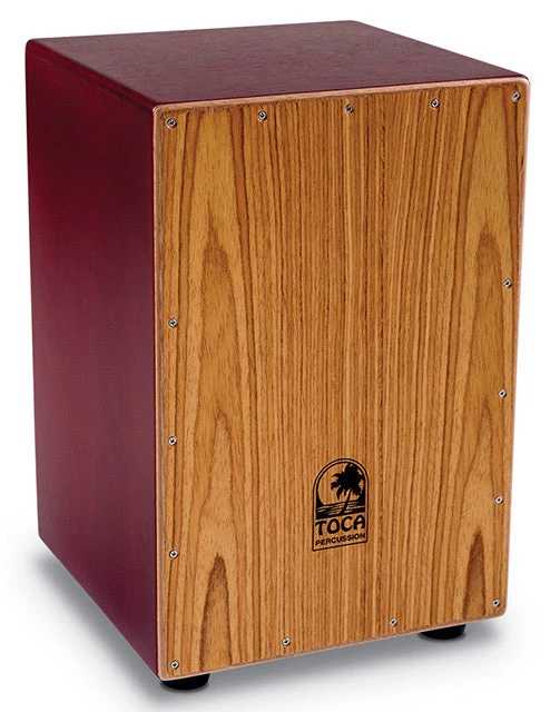Toca Colorsound Cajon Series Wooden Cajon In Red 3 Toca Colorsound Cajon Series Wooden Cajon In Red