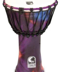 Crescendo Music Percussion Toca Freestyle 2 Series Djembe 9" In Woodstock Purple