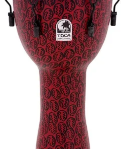 Crescendo Music Toca Freestyle 2 Series Mech Tuned Djembe 10" In Red Mask Percussion