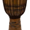 Crescendo Music Percussion Toca Origins Series Wooden Djembe 12 Inch African Mask
