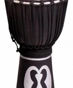 Crescendo Music Percussion Toca Street Carved Series Wooden Djembe 12" Synthetic Head In Black Sand
