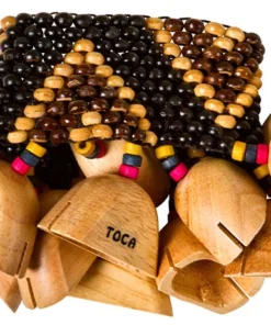 Toca Wood Rattle For Ankle/Wrist Hand Percussion Sound Effect