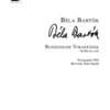 Hal Leonard Manuscript BARTOK Rumanian Folk Dances 2 Hal Leonard Manuscript BARTOK Rumanian Folk Dances