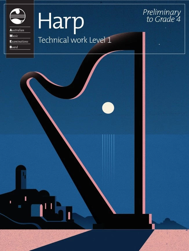 AMEB Harp Technical Workbook Level 1 Manuscript