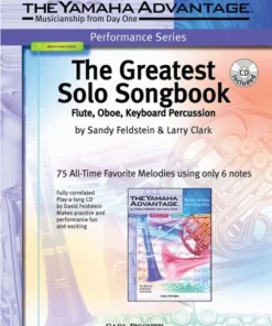 Crescendo Music Manuscript The Greatest Solo Songbook - Trumpet / Euphonium / Baritone TC Book With CD