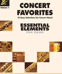 Crescendo Music Concert Favorites Vol. 1 - Bb Clarinet