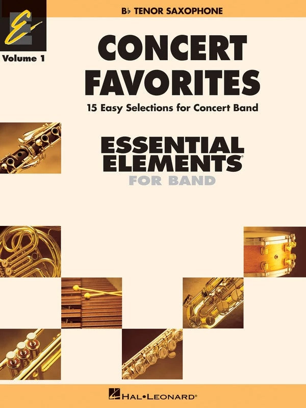 Crescendo Music Concert Favorites Vol. 1 - Bb Tenor Saxophone Manuscript 3 Crescendo Music Concert Favorites Vol. 1 - Bb Tenor Saxophone Manuscript