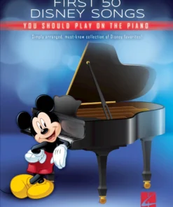 Crescendo Music Manuscript FIRST 50 DISNEY SONGS YOU SHOULD PLAY ON THE PIANO